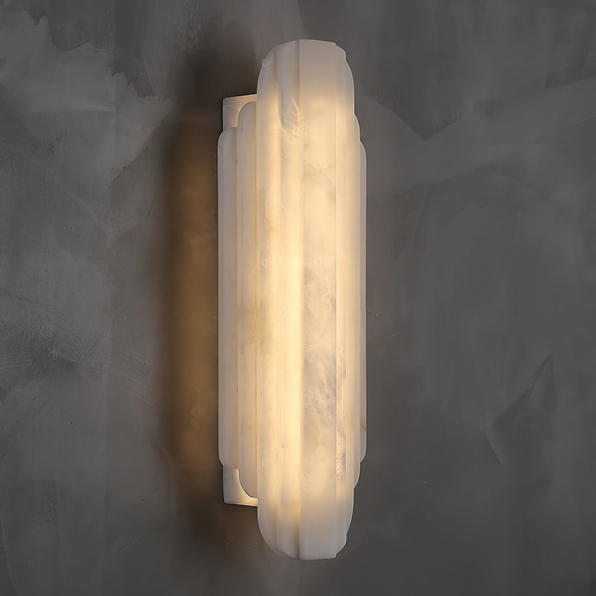 Avenanina lampada da parete in alabastro Stile Art Deco