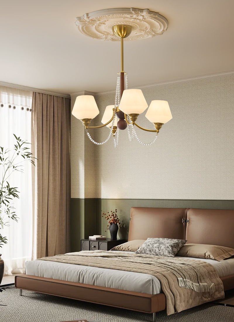 Othaus lampadario Eleganza vintage in legno Tradizionale