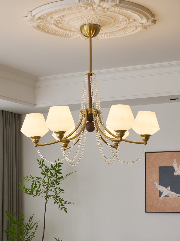 Othaus lampadario Eleganza vintage in legno Tradizionale