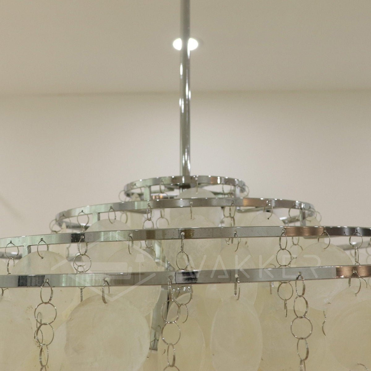 Rivena lampada a sospensione Guscio Tondo Anello