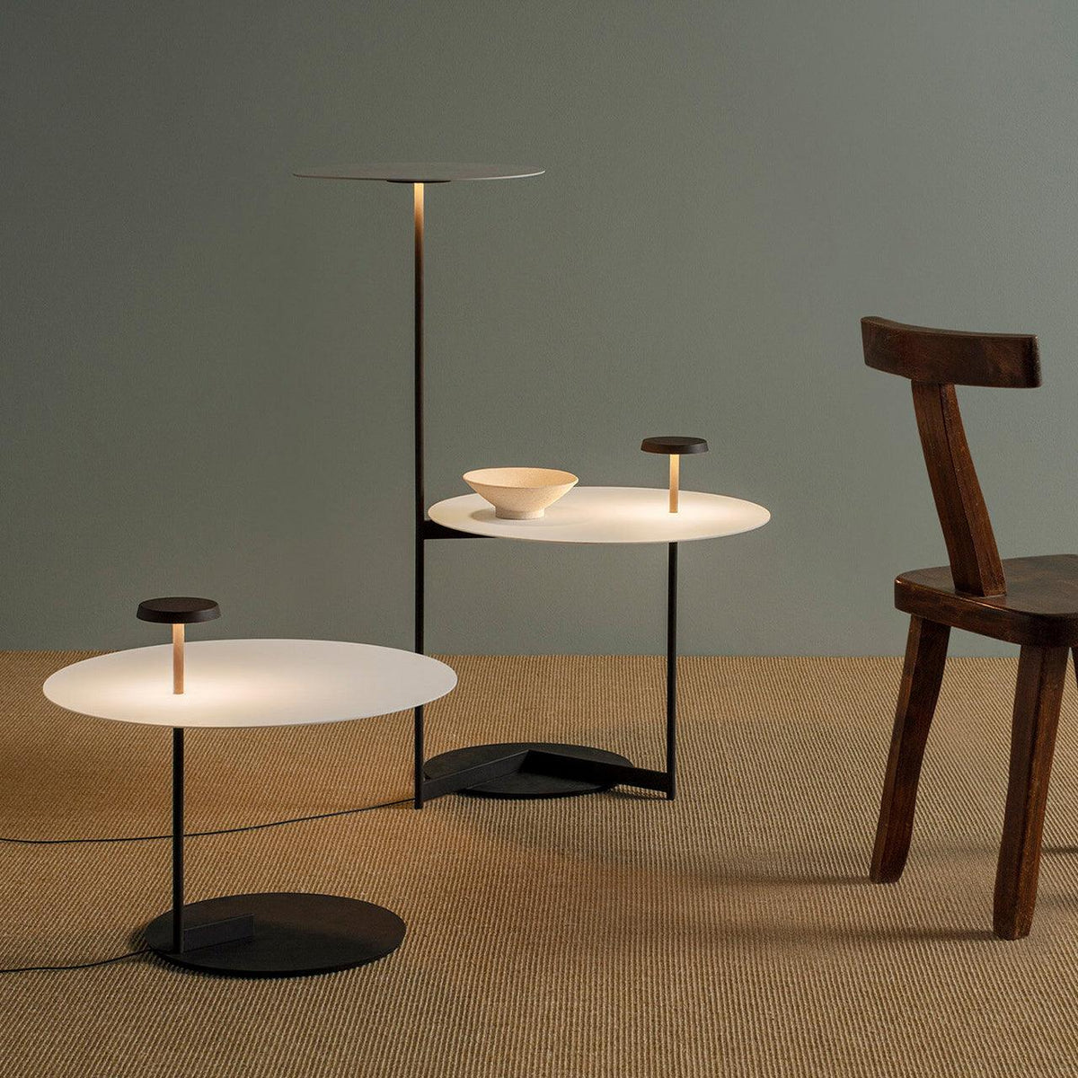 Orvinil lampada da terra in stile scandinavo