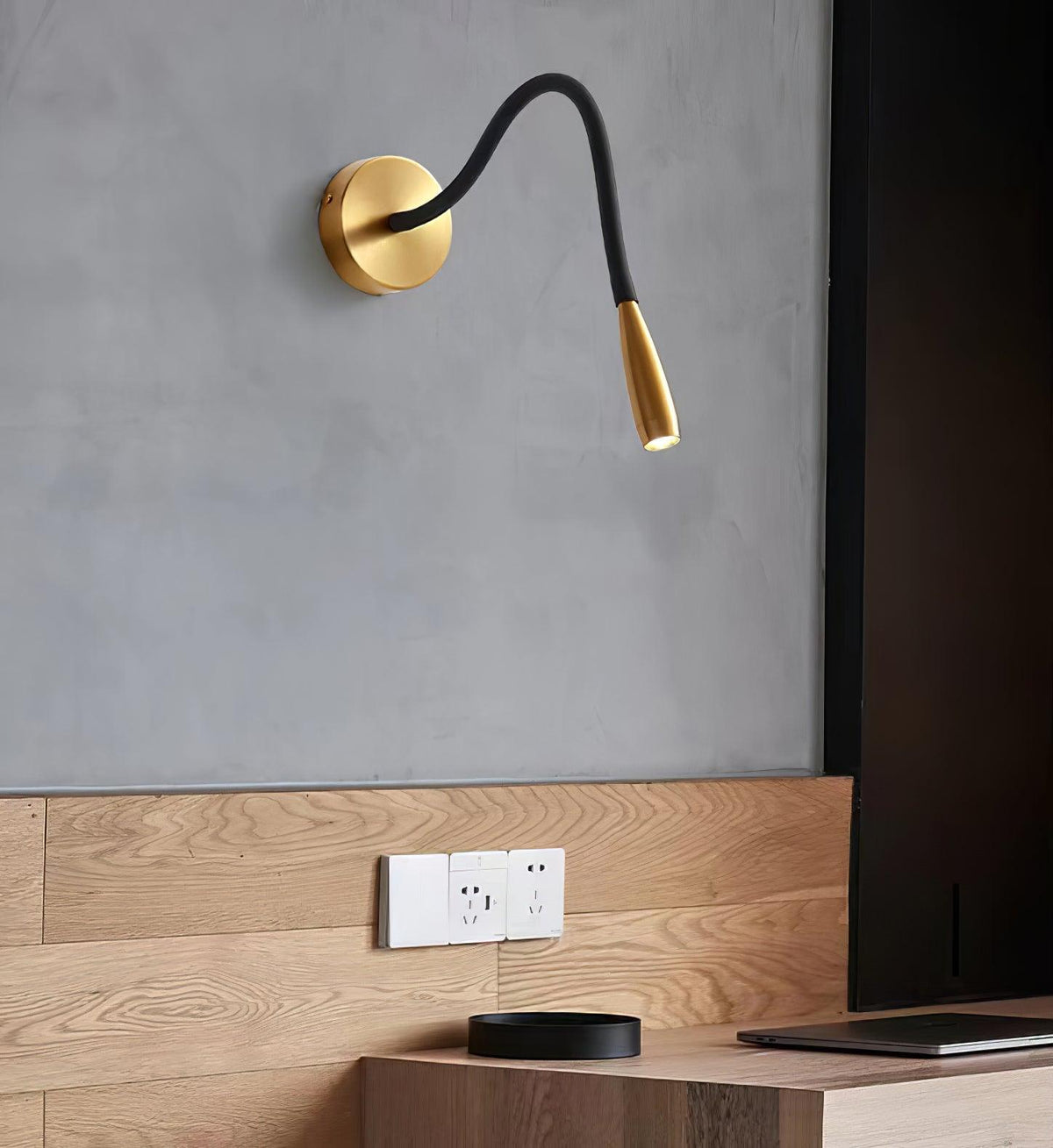 Rivanelle lampada da parete moderna minimalista con spina