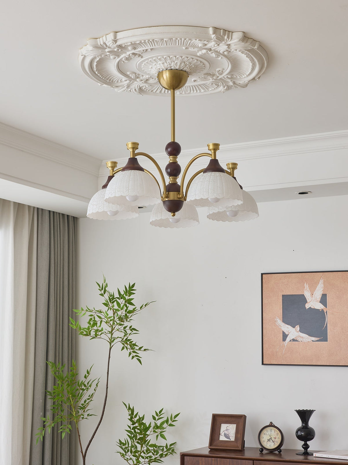 Vosolir lampadario Eleganza Tradizionale in legno