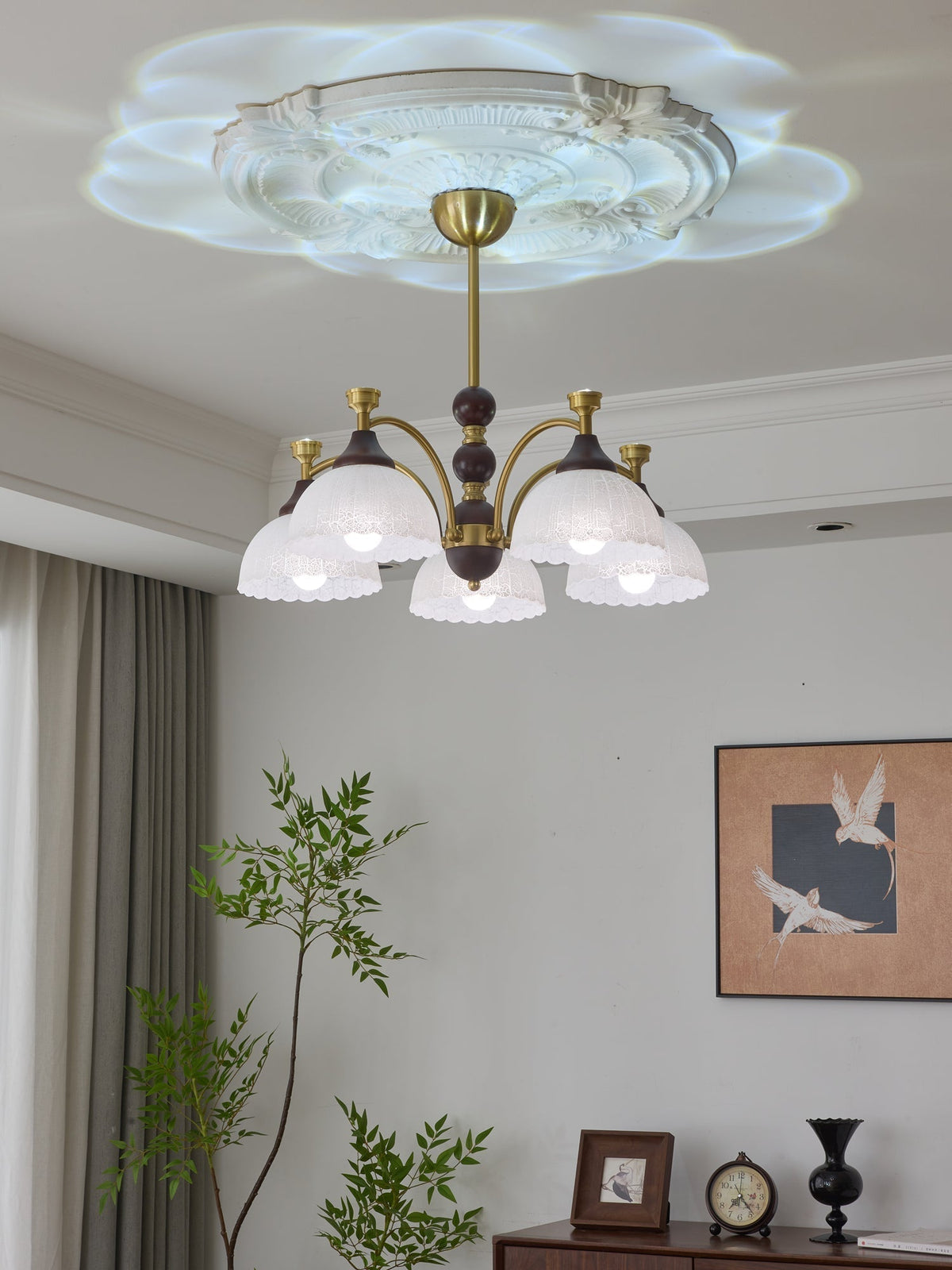 Vosolir lampadario Eleganza Tradizionale in legno