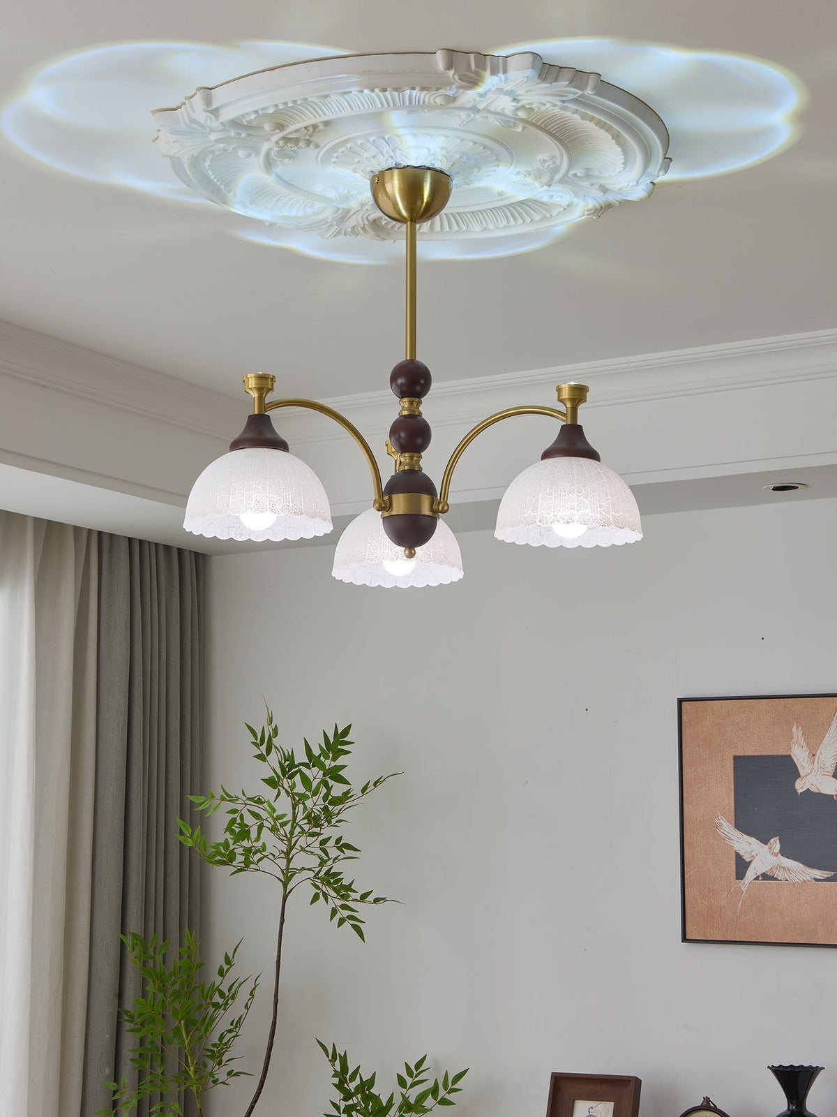Vosolir lampadario Eleganza Tradizionale in legno