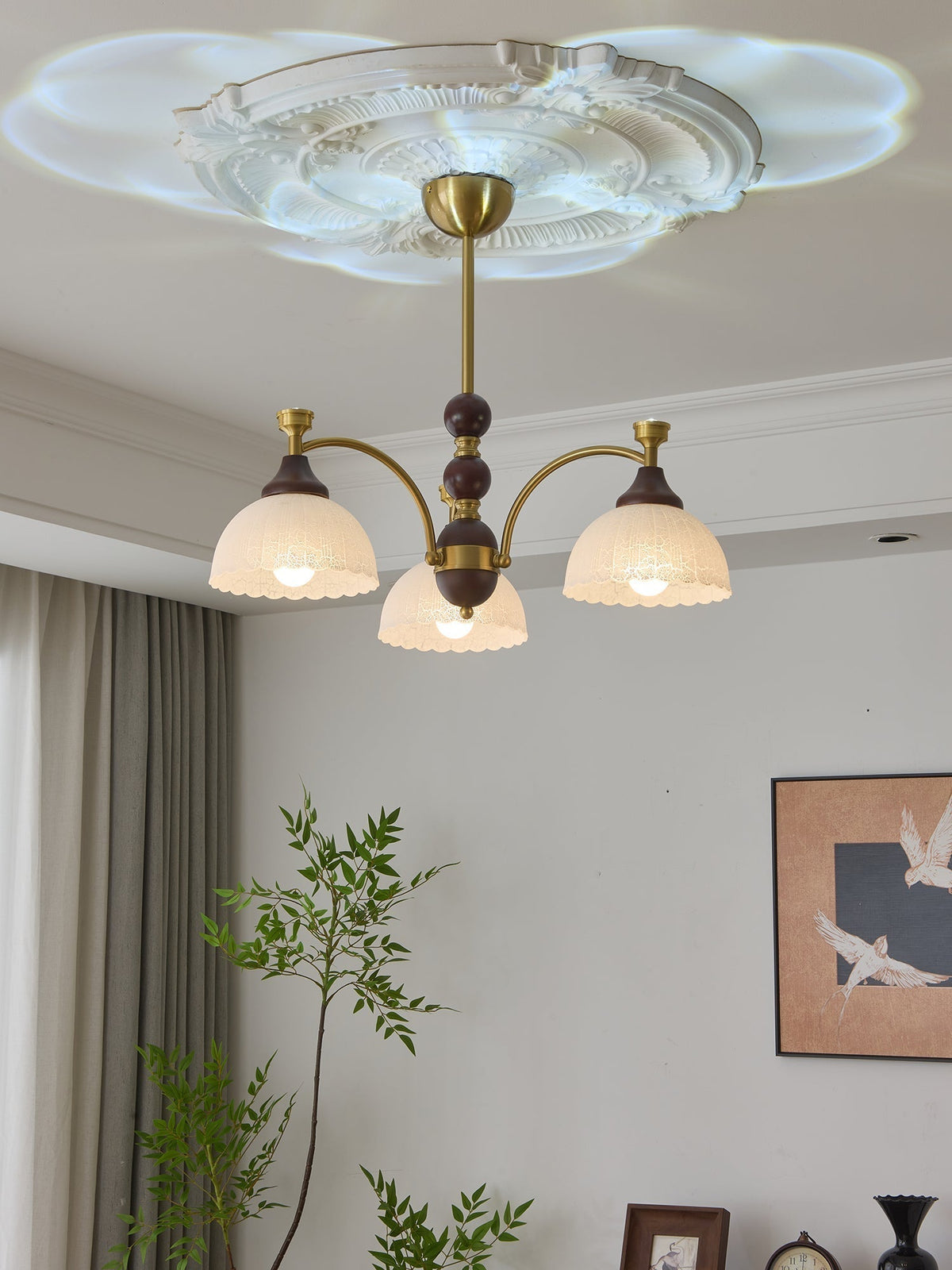 Vosolir lampadario Eleganza Tradizionale in legno