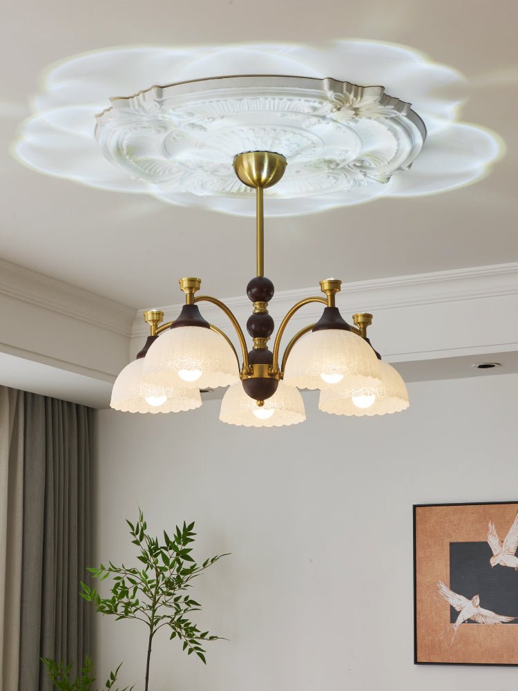 Vosolir lampadario Eleganza Tradizionale in legno