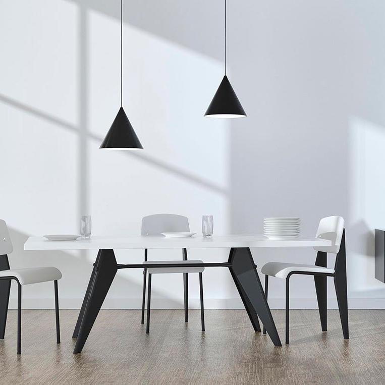 Fio lampada a sospensione plastica minimalista