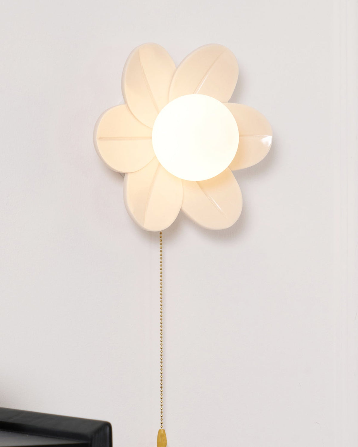 Bov Nordic Art fiori in resina lampada da parete