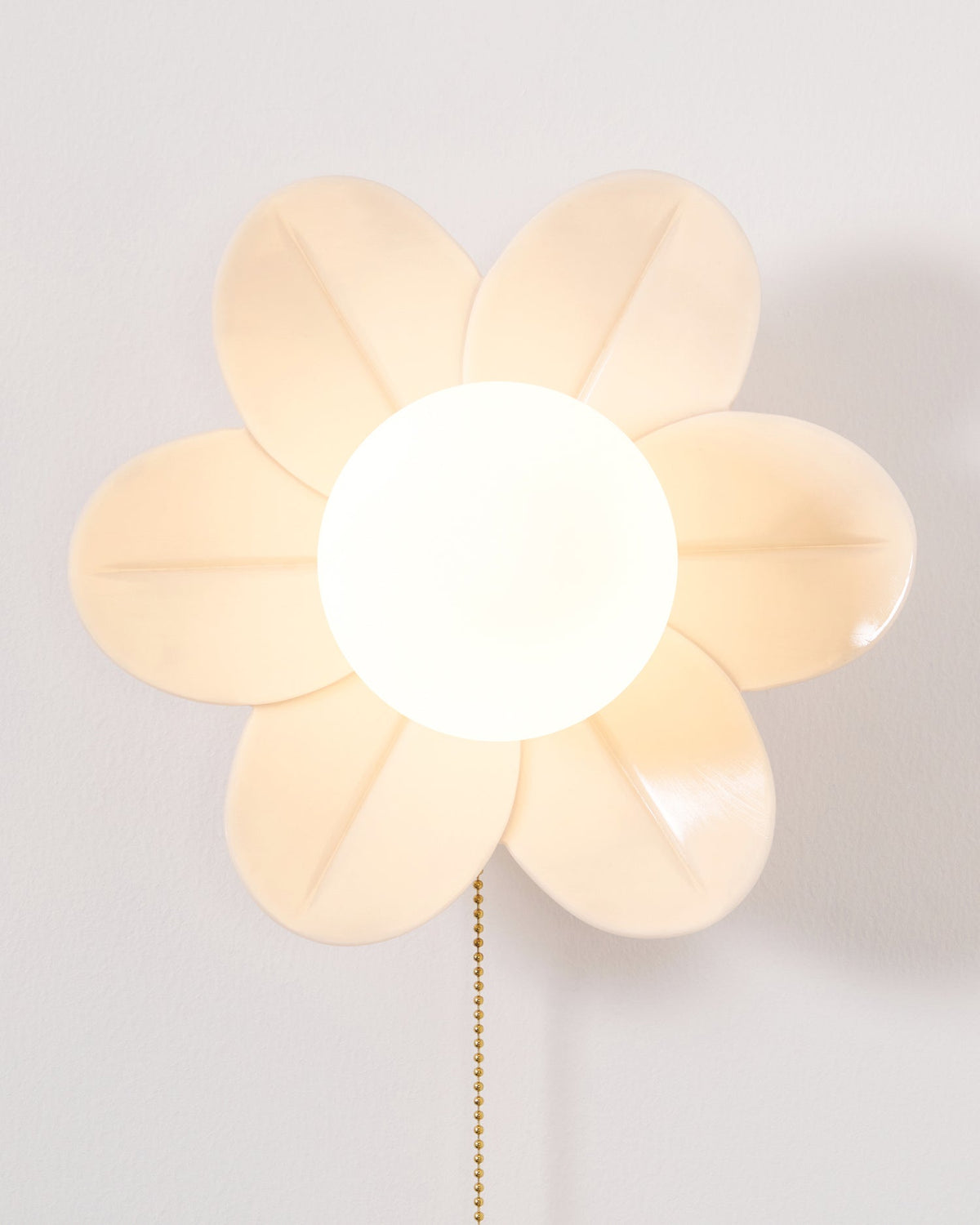 Bov Nordic Art fiori in resina lampada da parete