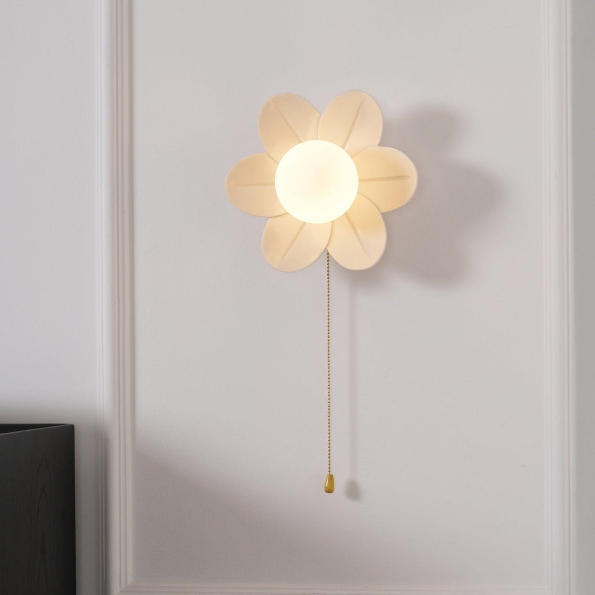 Bov Nordic Art fiori in resina lampada da parete