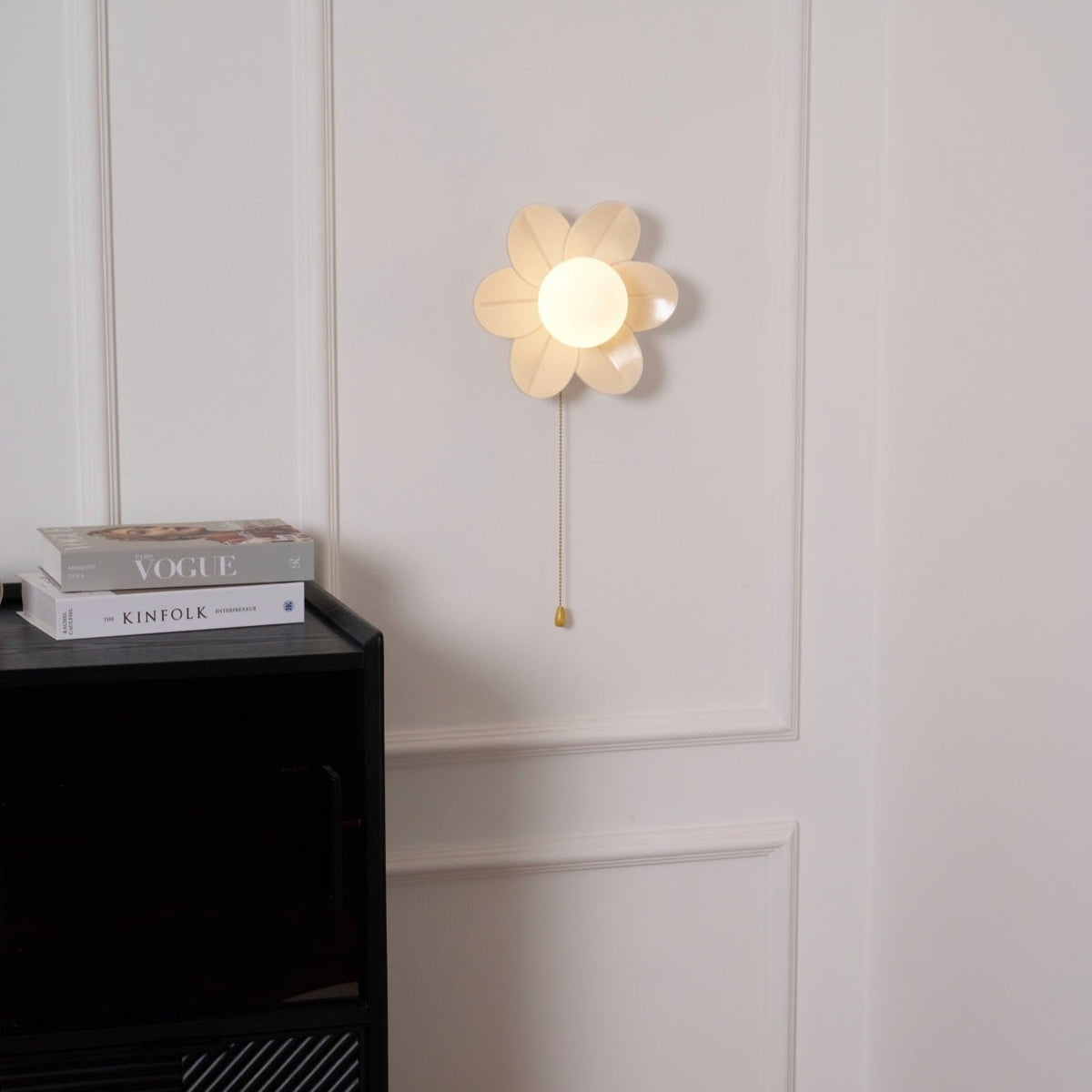 Bov Nordic Art fiori in resina lampada da parete