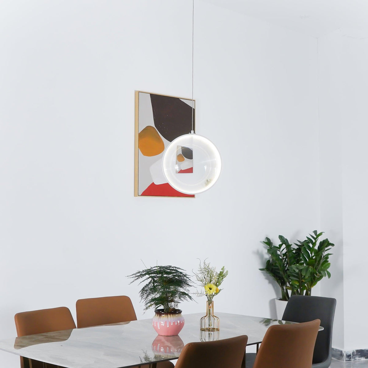 Eirienne lampada a sospensione in vetro Artistico