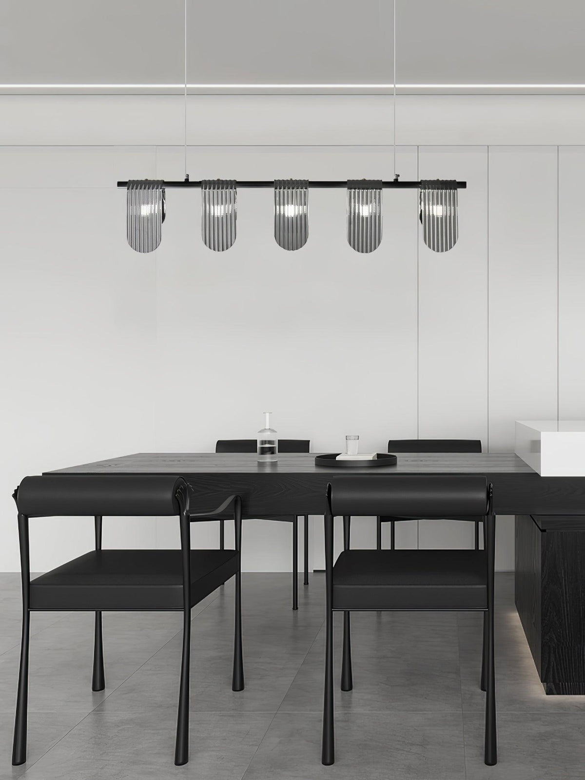 Celorella lampadario in vetro moderno
