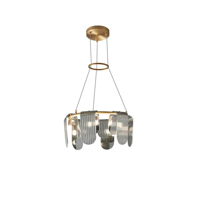 Celorella lampadario in vetro moderno