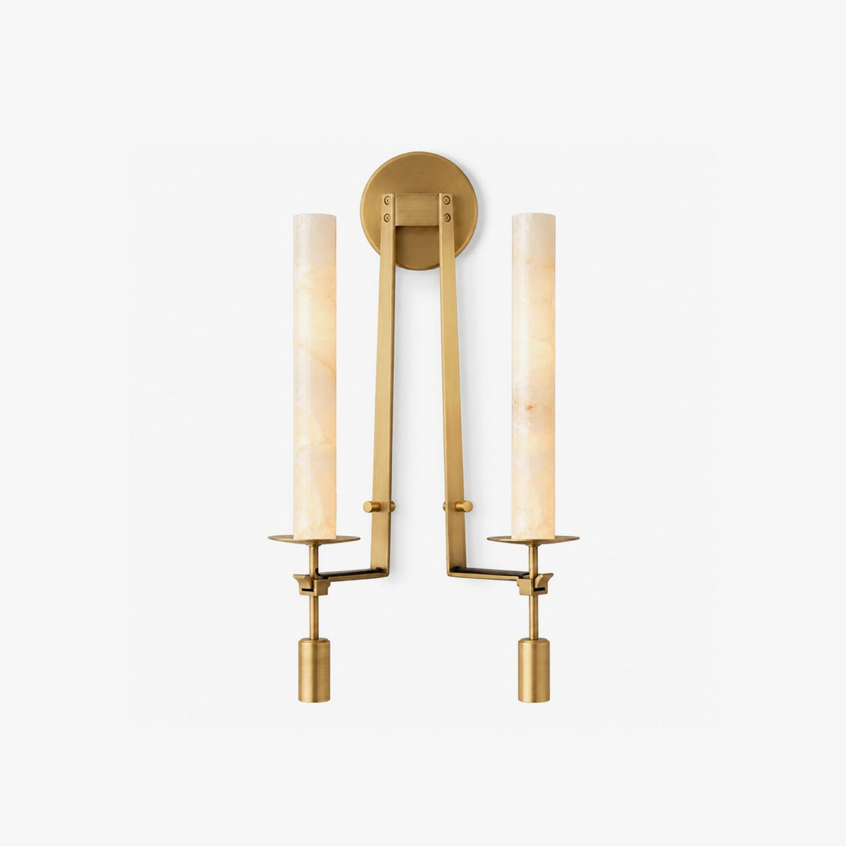 Lampada da parete in alabastro stile classico francese