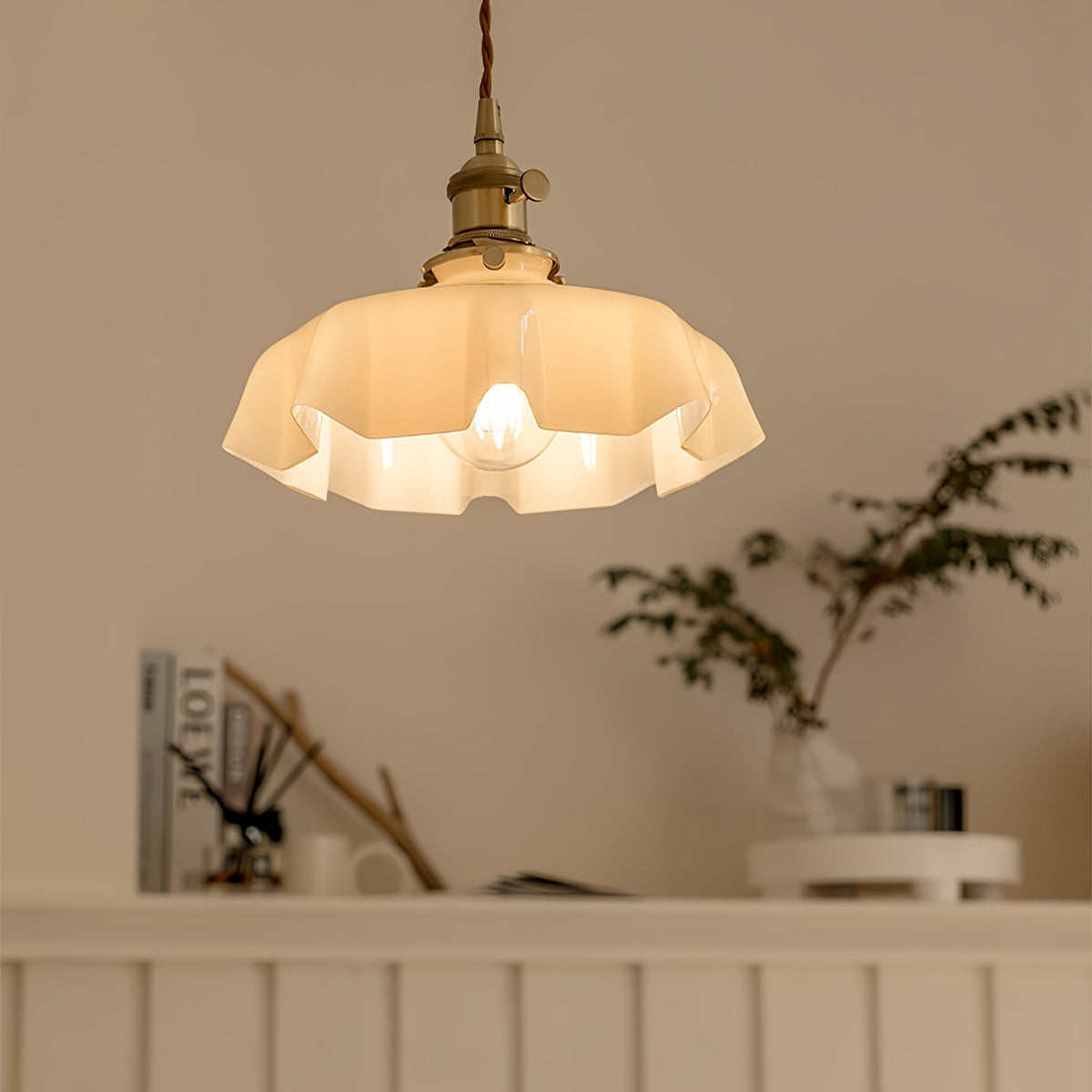 Liorivora lampada a sospensione fiore Francese per sala da pranzo
