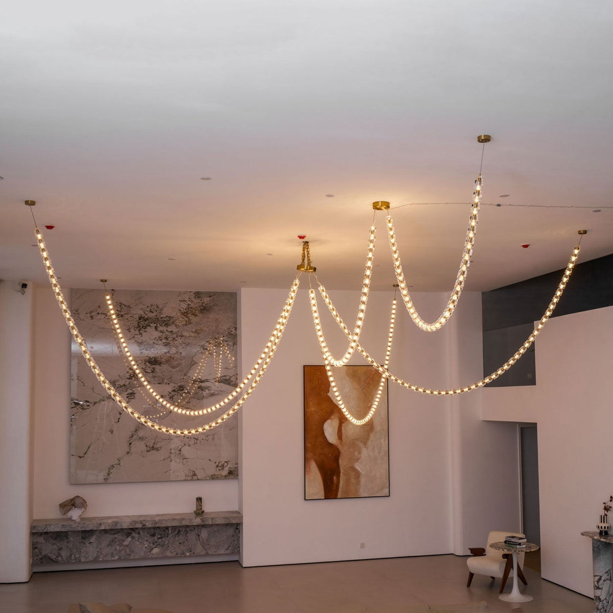 Nexus Oro lampadario in cristallo - 元字段测试