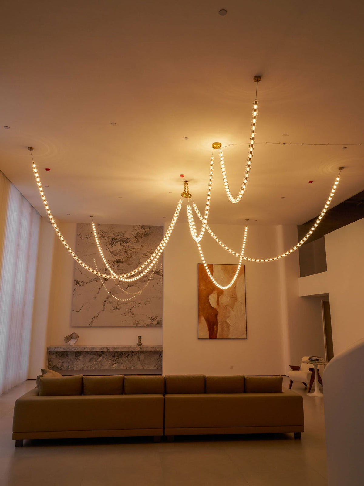 Nexus Oro lampadario in cristallo - 元字段测试