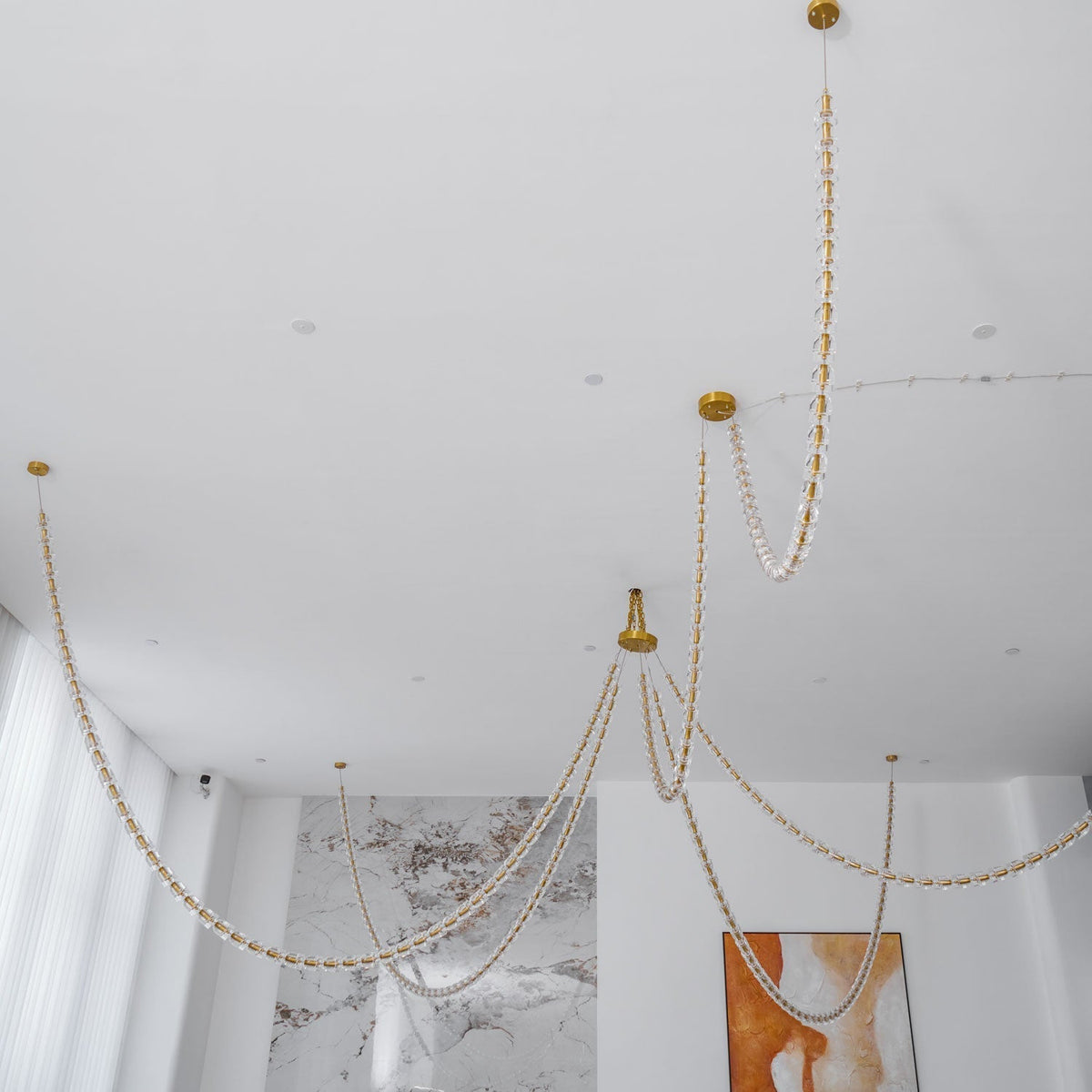 Nexus Oro lampadario in cristallo - 元字段测试