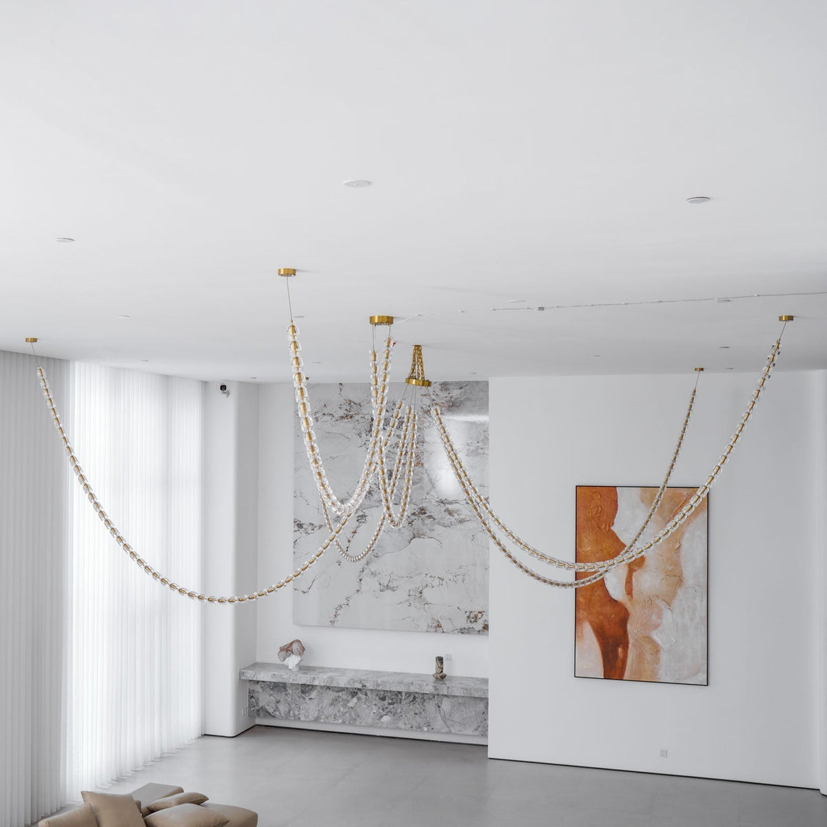 Nexus Oro lampadario in cristallo - 元字段测试