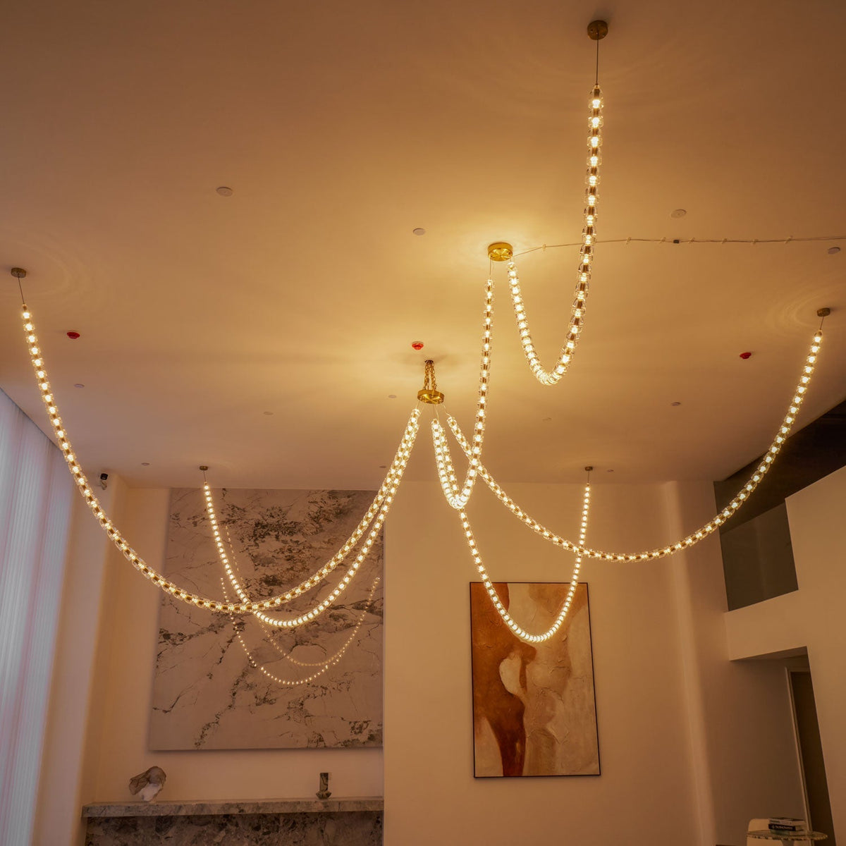 Nexus Oro lampadario in cristallo - 元字段测试