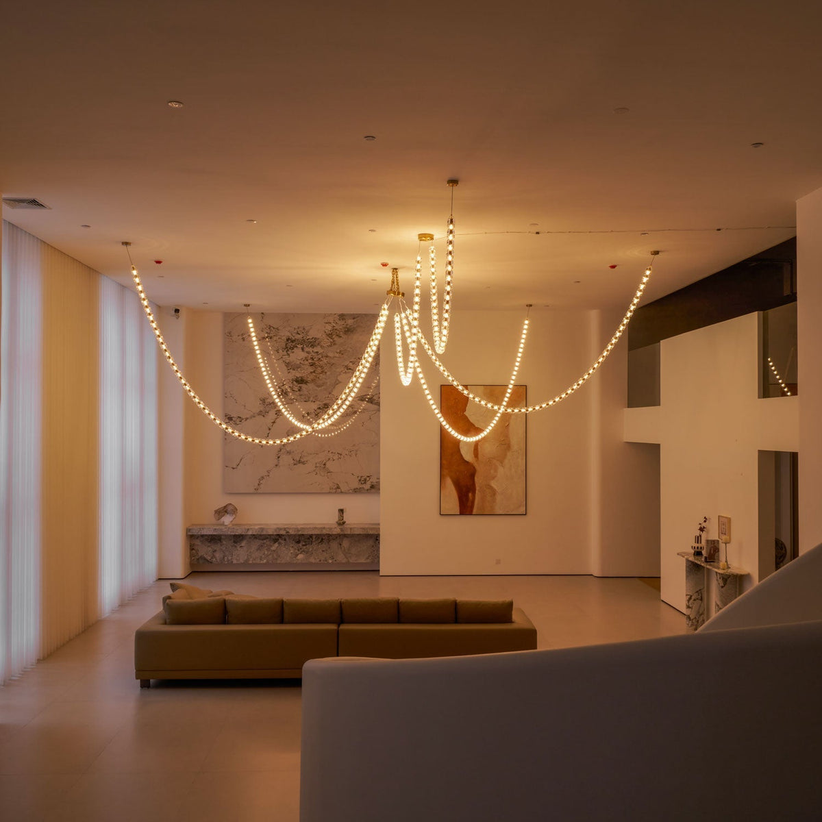 Nexus Oro lampadario in cristallo - 元字段测试