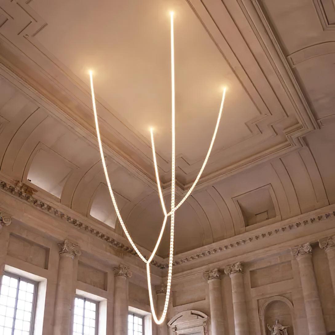 Nexus Oro lampadario in cristallo