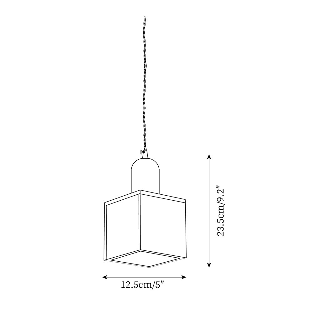 Lampada a sospensione in legno, forme assortite in legno massello e ottone