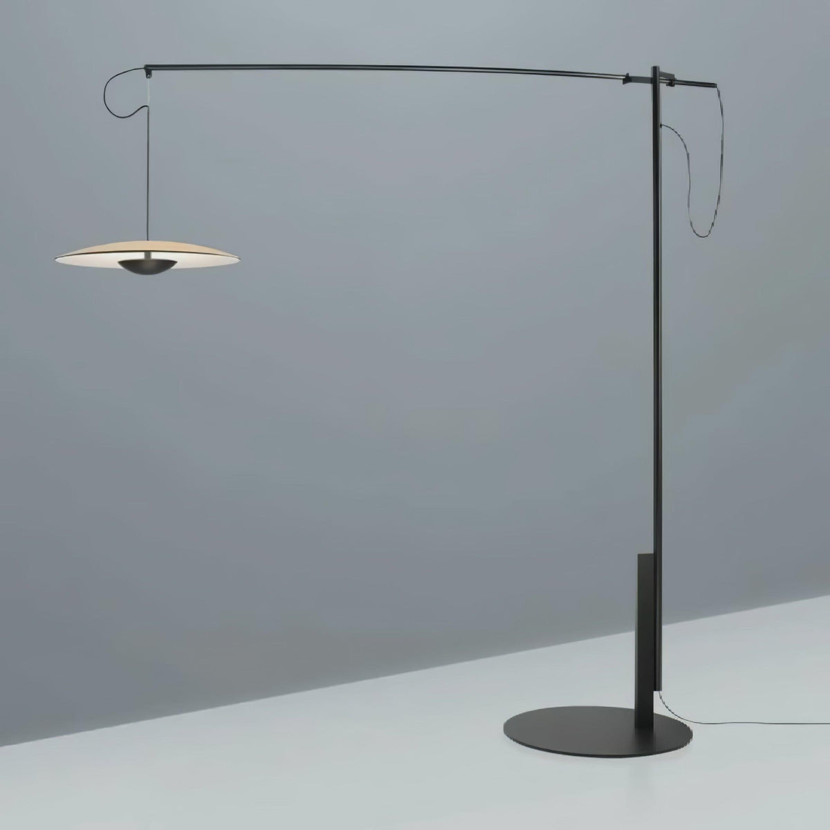 Ferinira lampada da terra in Alluminio minimalista