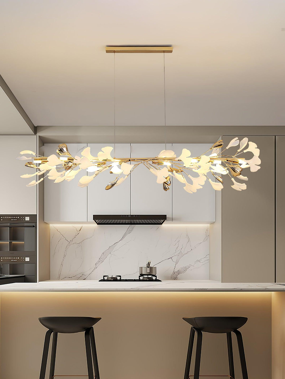 Vixu lampadario Postmodern Luxury Gingko Ceramics