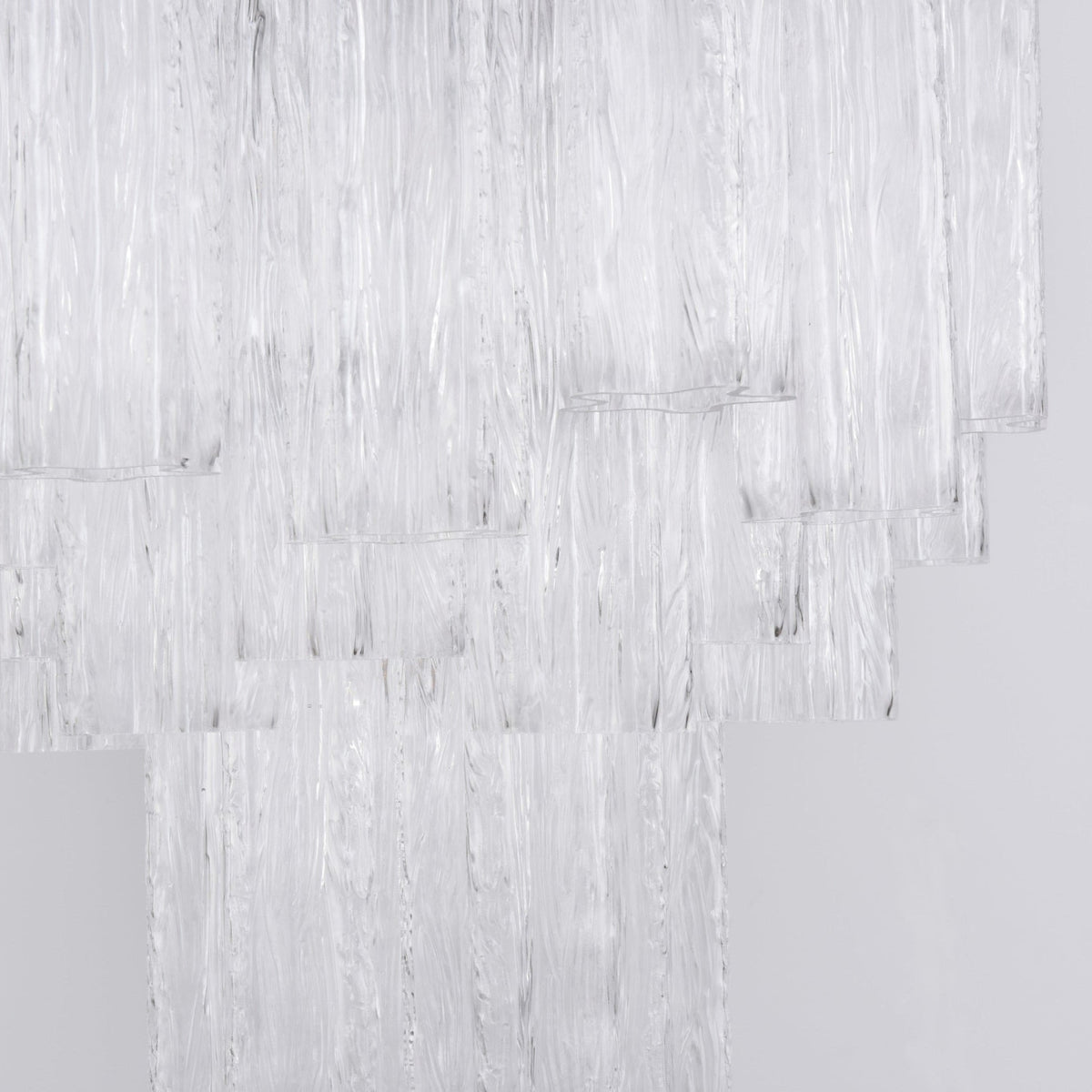 Celorora lampadario Tubi in vetro Murano Chiaro a Più Livelli moderno