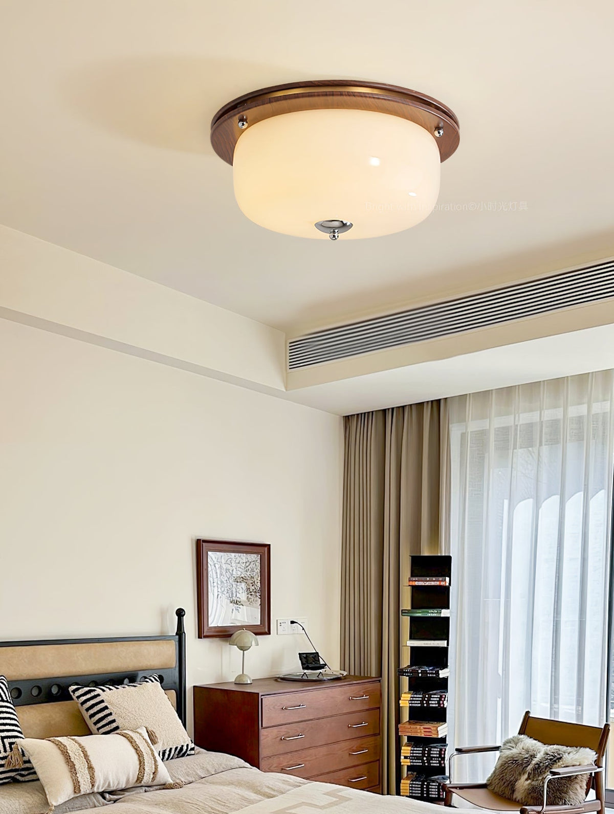 Vetheel plafoniera Premium Nordic Art Dome in vetro