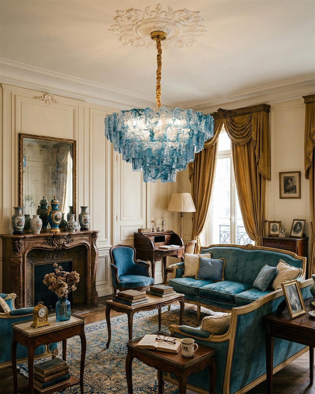 Reninine lampadario a Livelli
