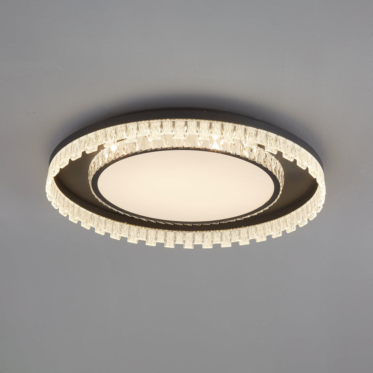 Nythee lampada da soffitto moderna minimalista in cristallo