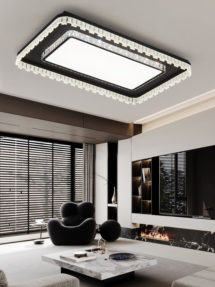 Nythee lampada da soffitto moderna minimalista in cristallo