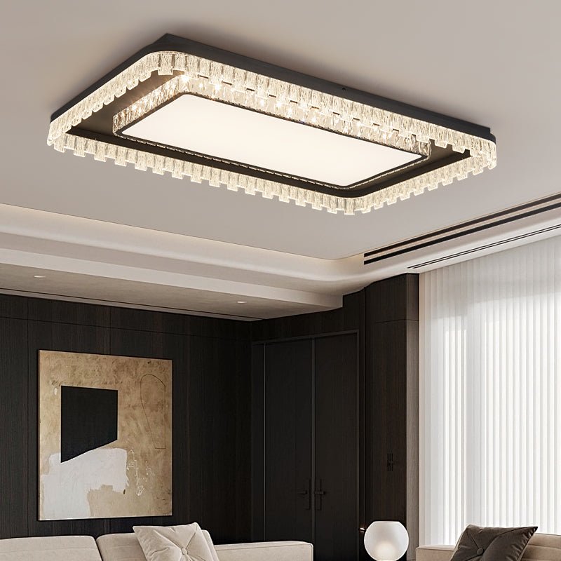 Nythee lampada da soffitto moderna minimalista in cristallo