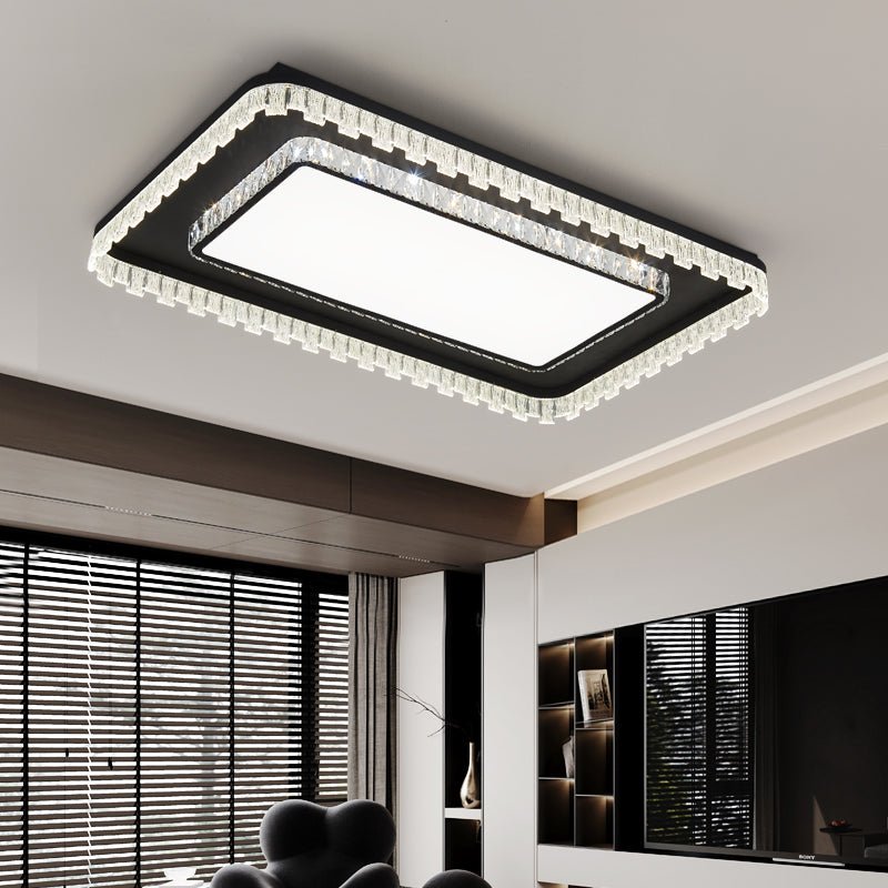 Nythee lampada da soffitto moderna minimalista in cristallo