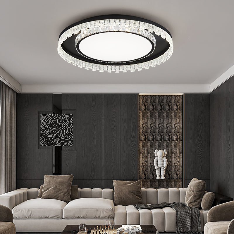 Nythee lampada da soffitto moderna minimalista in cristallo