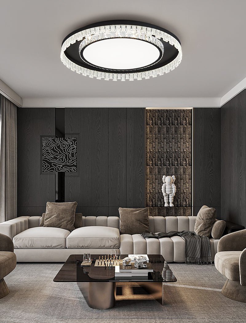Nythee lampada da soffitto moderna minimalista in cristallo