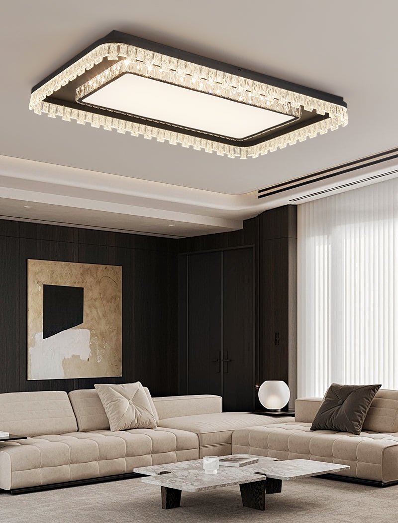 Nythee lampada da soffitto moderna minimalista in cristallo