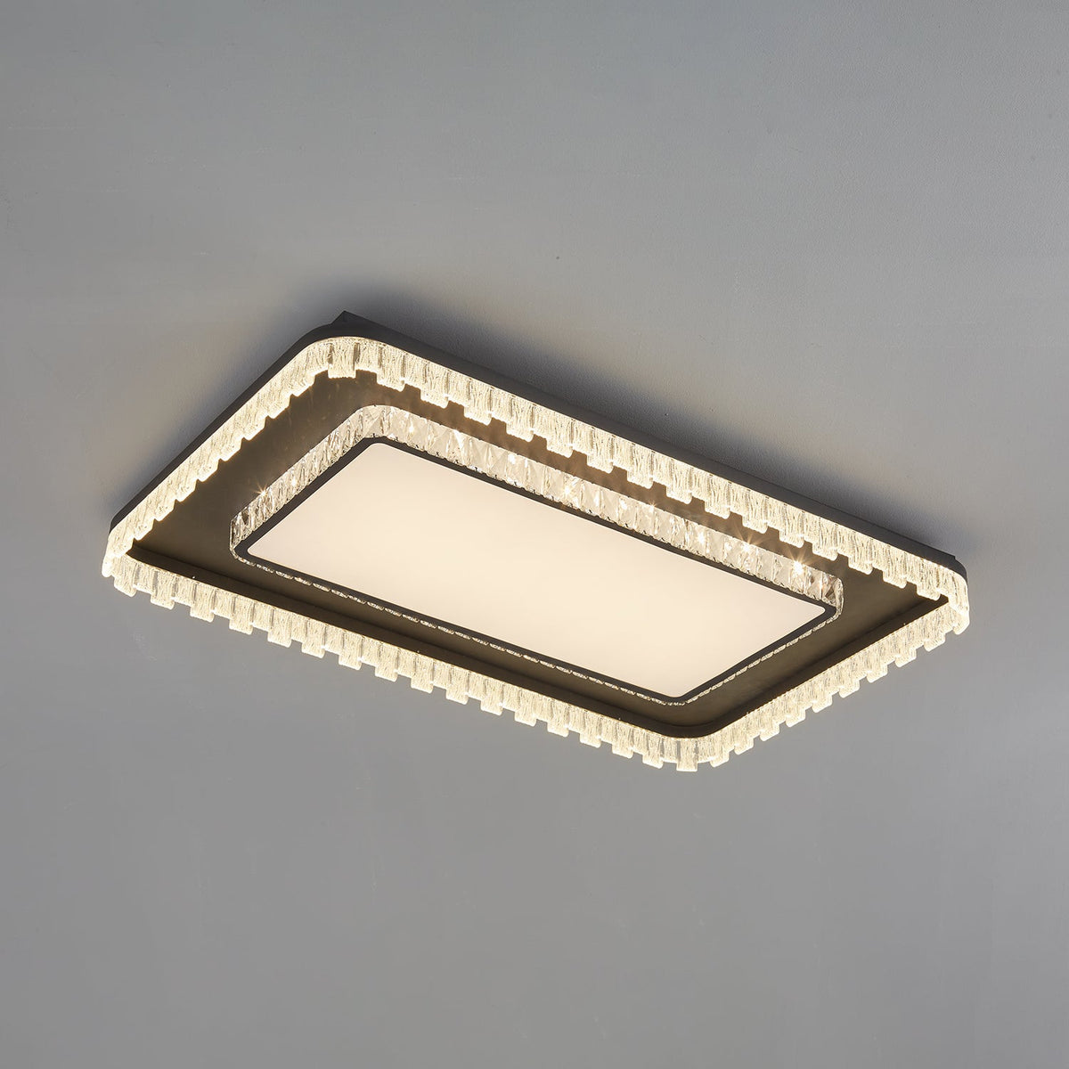 Nythee lampada da soffitto moderna minimalista in cristallo