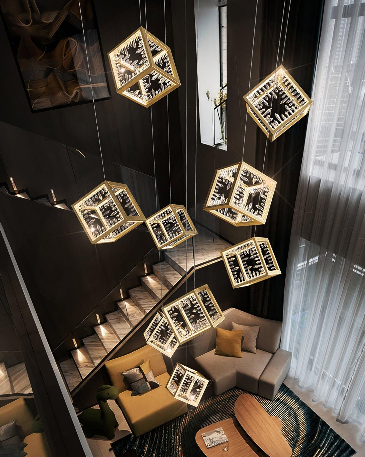 Lattice lampadario