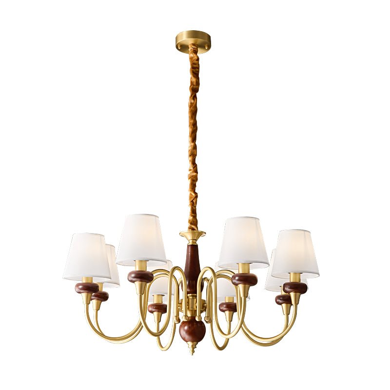 Zovena Classic Elegance vintage Fabbricato in legno lampadario