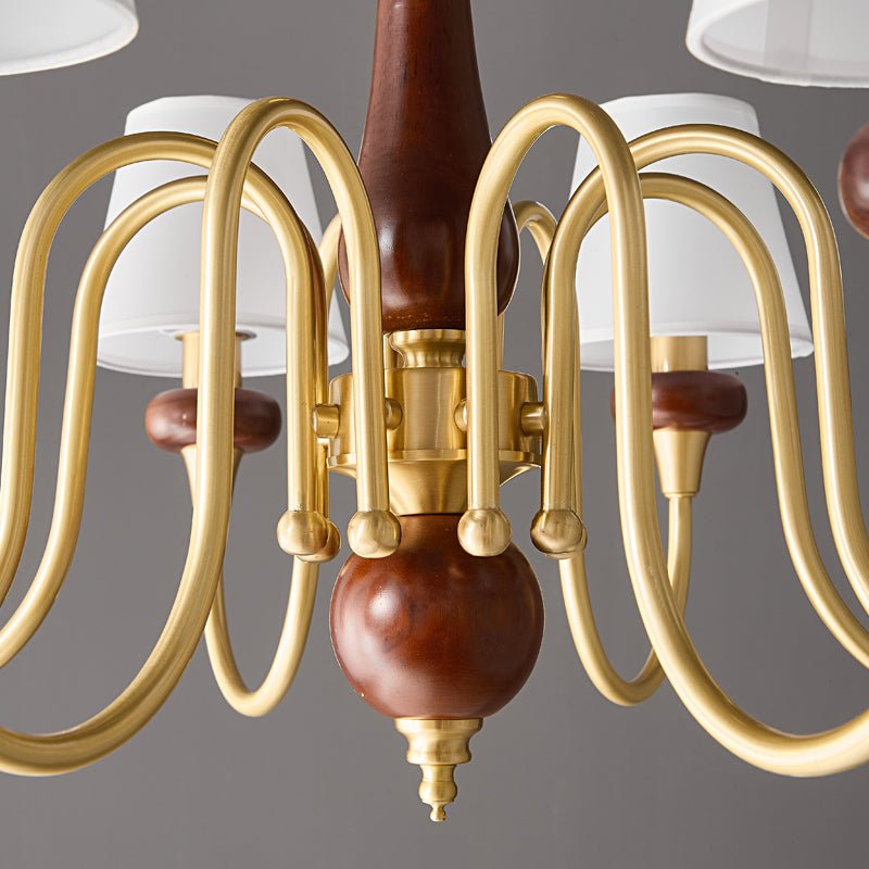 Zovena Classic Elegance vintage Fabbricato in legno lampadario