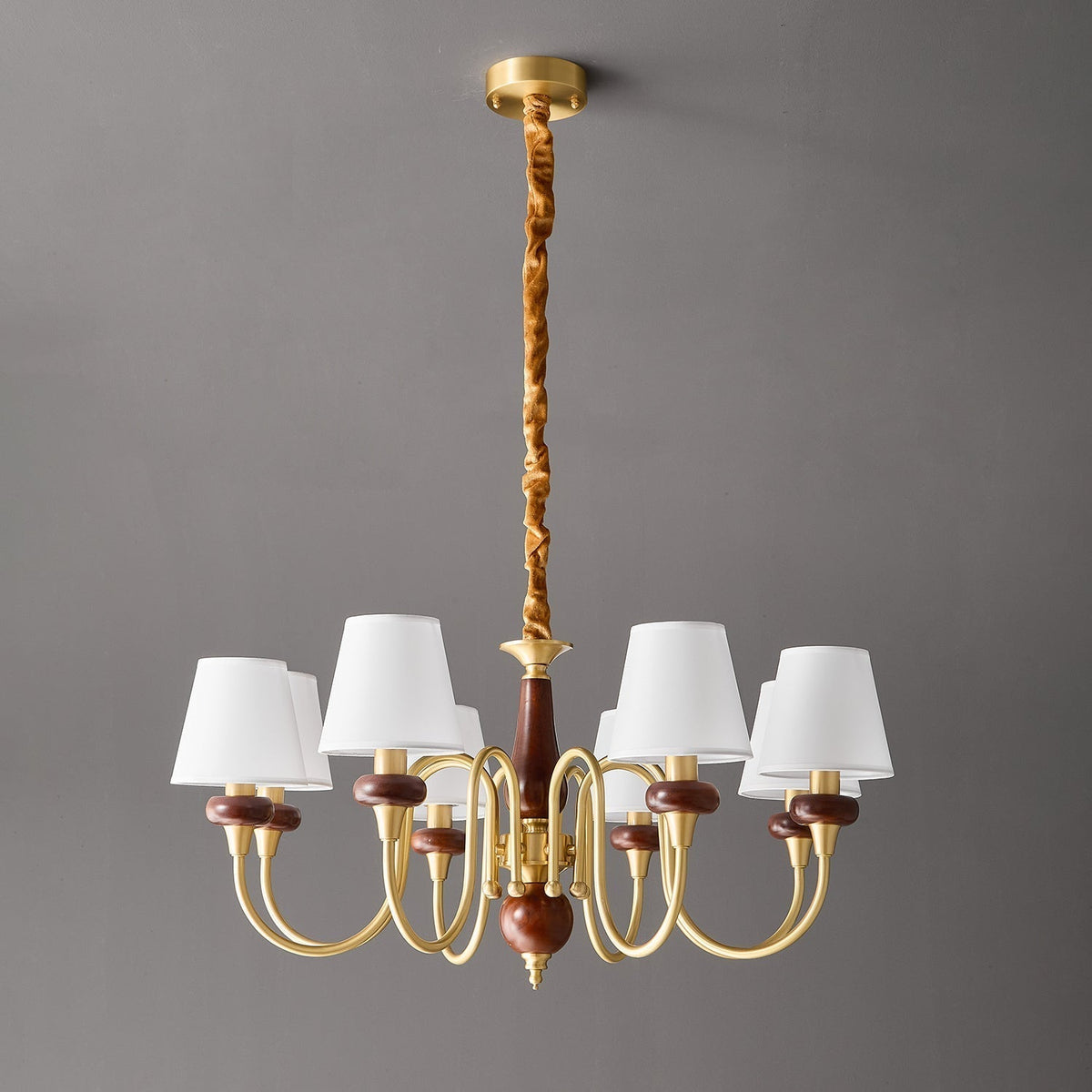 Zovena Classic Elegance vintage Fabbricato in legno lampadario