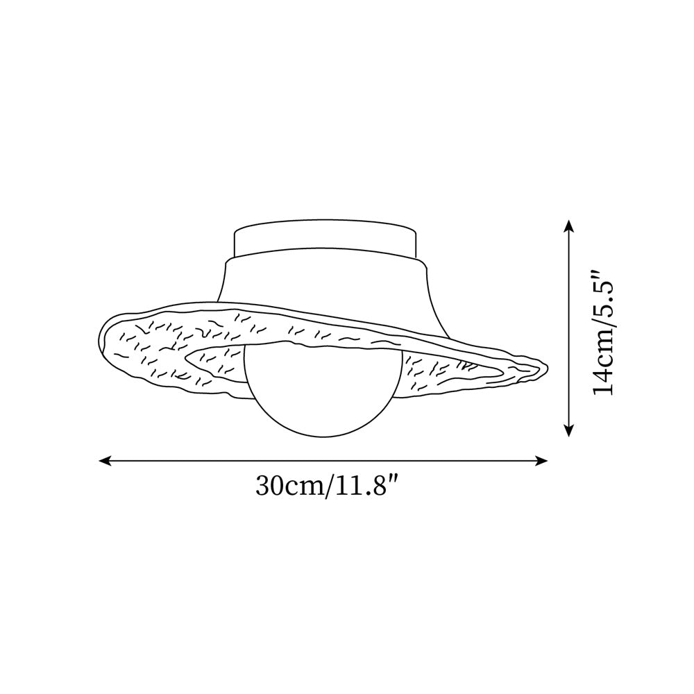 Nivra lampada da soffitto