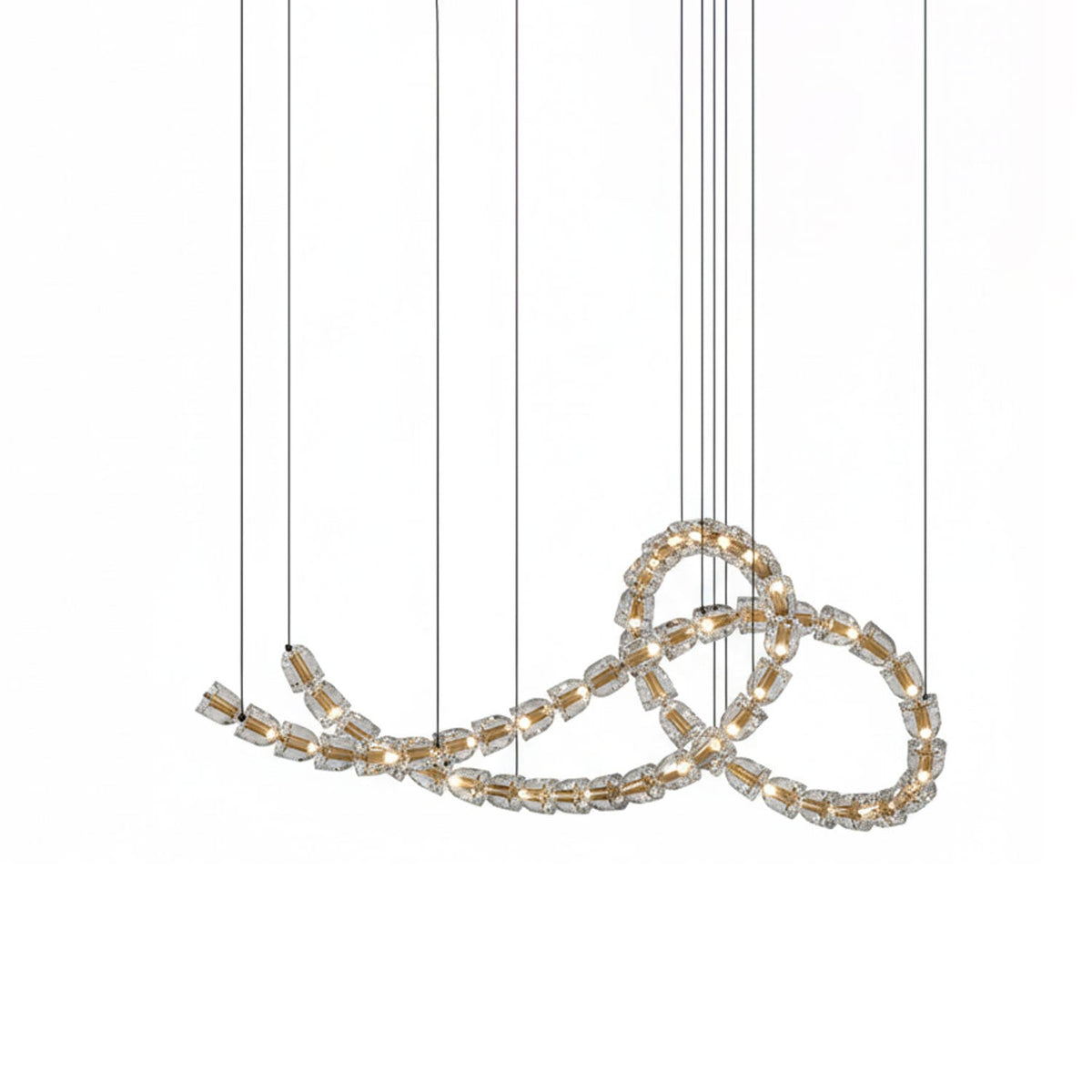 Nexus Oro lampadario in cristallo - 元字段测试