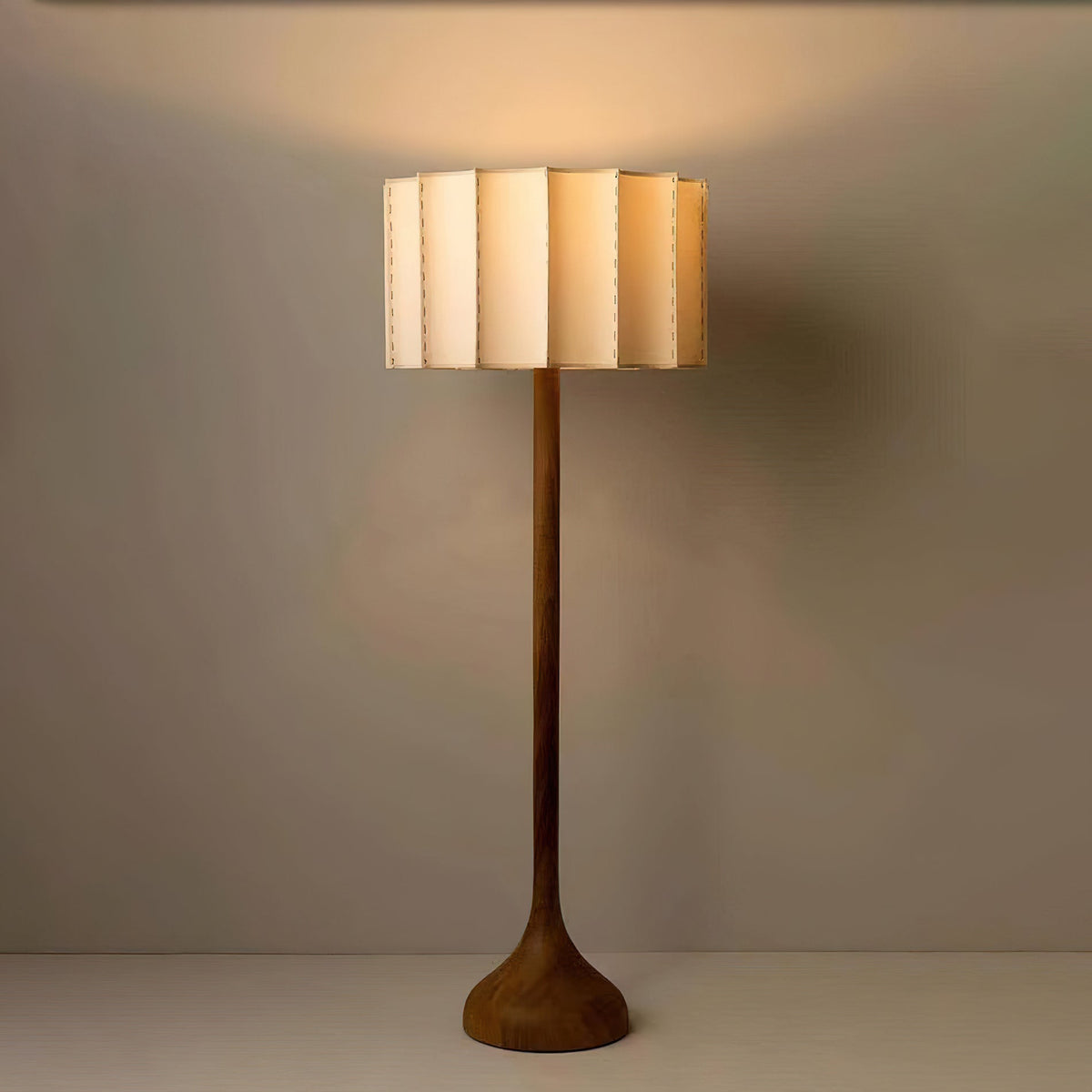 Bexi lampada da terra minimalista in legno
