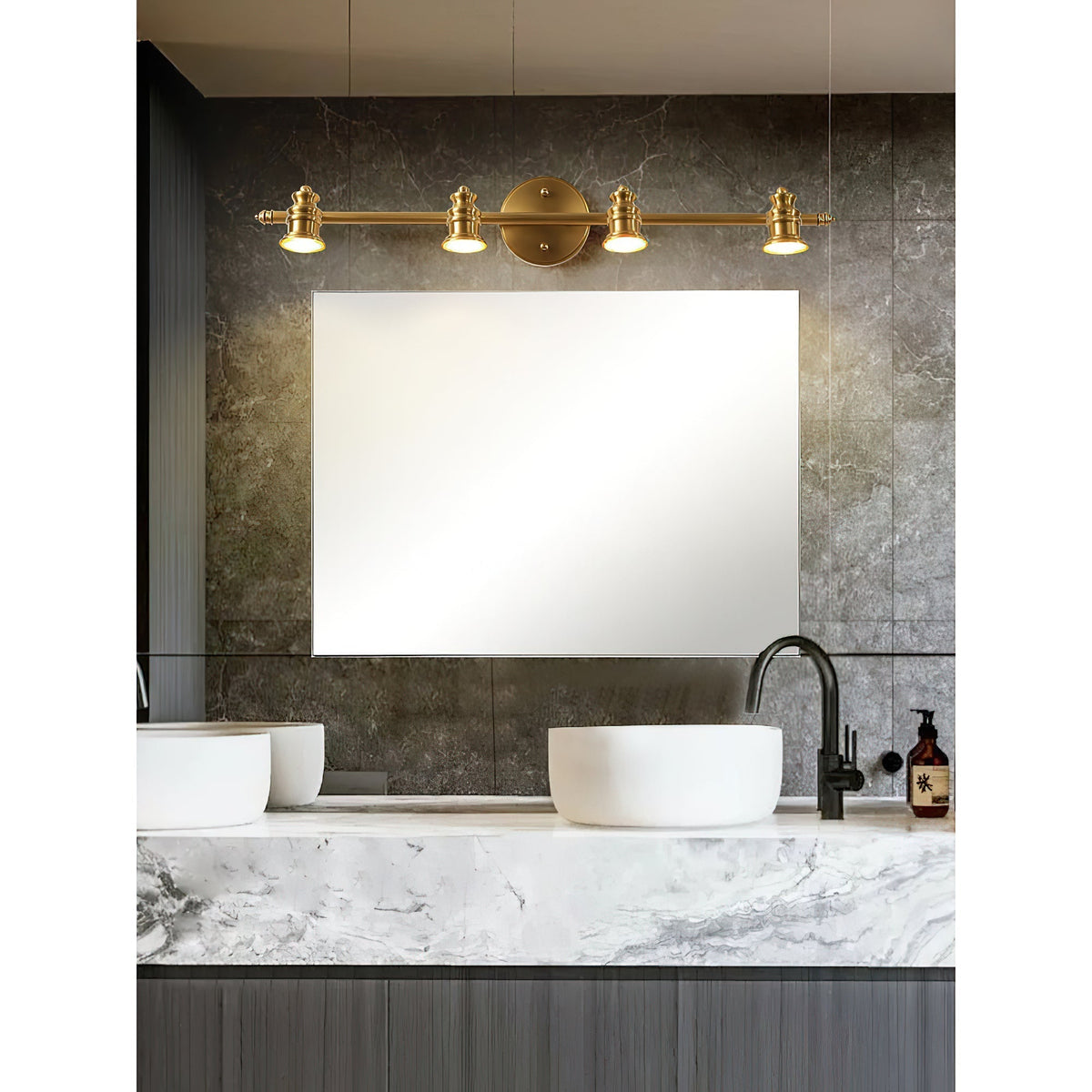 Corten applique in ottone